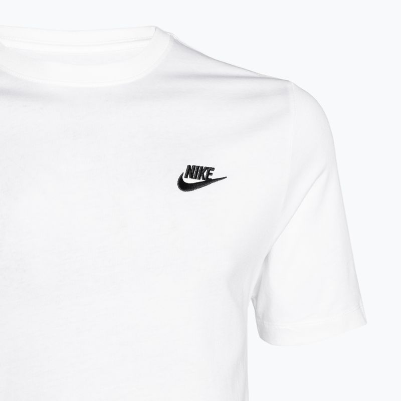 Vyriški marškinėliai Nike Sportswear Club black white/black 3