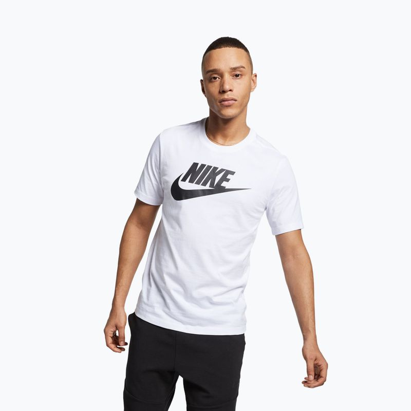 Vyriški marškinėliai Nike Sportswear white/black 2