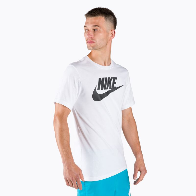 Vyriški marškinėliai Nike Sportswear white/black