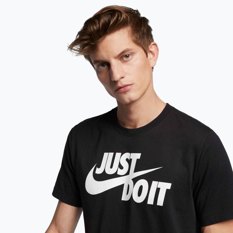 Vyriški marškinėliai Nike Sportswear JDI juoda/balta 4