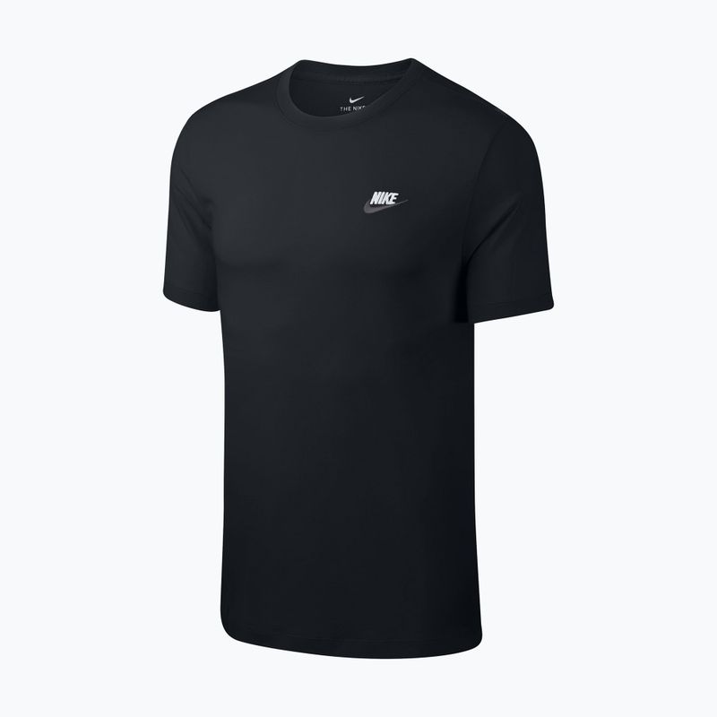 Vyriški marškinėliai Nike Sportswear Club black/white/dark grey 5