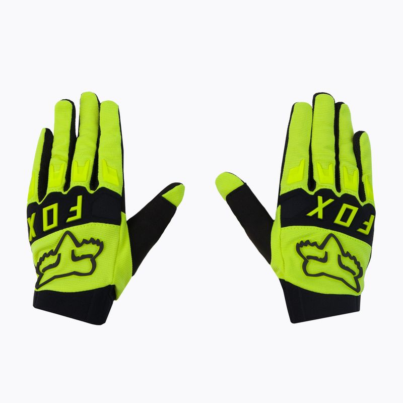 Vyriškos dviratininkų pirštinės Fox Racing Dirtpaw yellow 25796 3