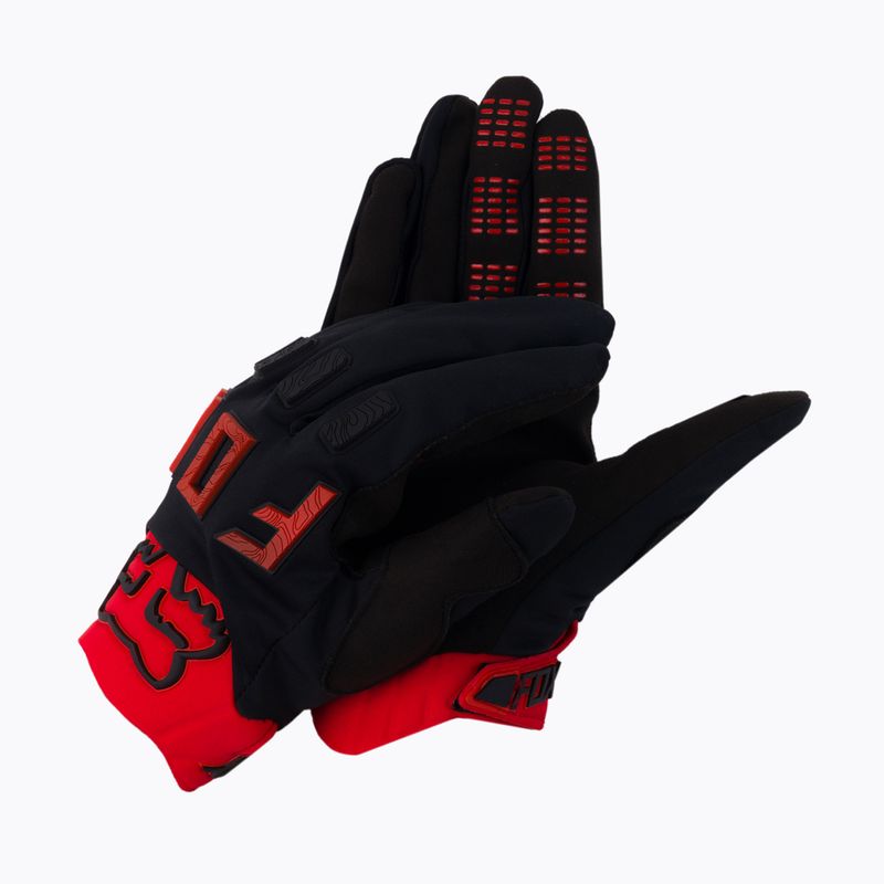 Fox Racing Legion vyriškos dviratininkų pirštinės juoda/raudona 25800_017