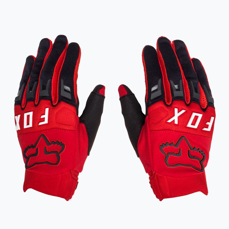 Fox Racing Dirtpaw dviratininkų pirštinės raudonos 25796_110 3