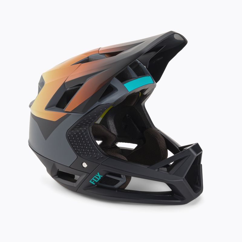 Fox Racing Proframe Vow dviratininko šalmas juodai oranžinis 29598