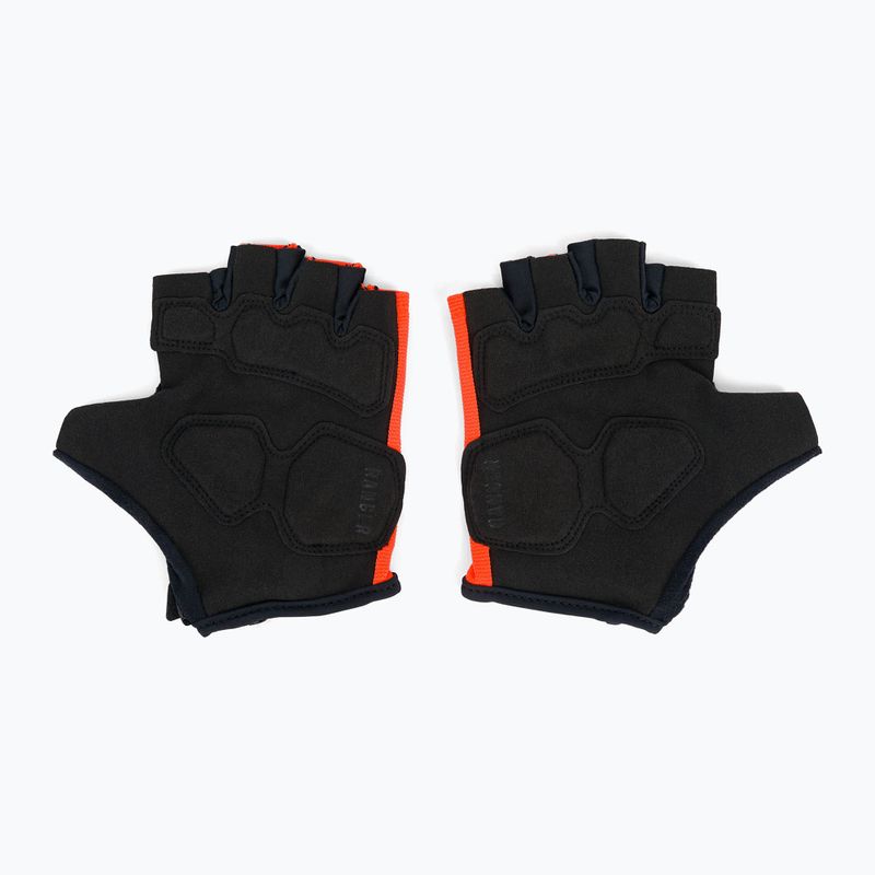 Fox Racing Ranger Gel vyriškos juodos ir oranžinės dviratininkų pirštinės 27379 2