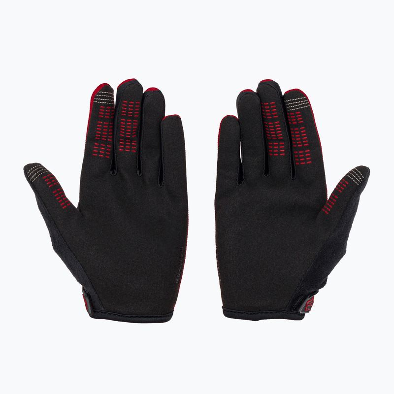 Fox Racing Ranger vaikiškos dviratininkų pirštinės juoda/raudona 27389 2