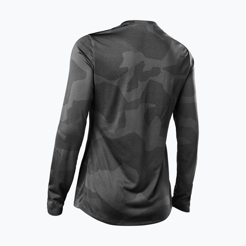 Moteriški dviratininkų marškinėliai Fox Racing Ranger Tru Dri LS pilka 28969 2