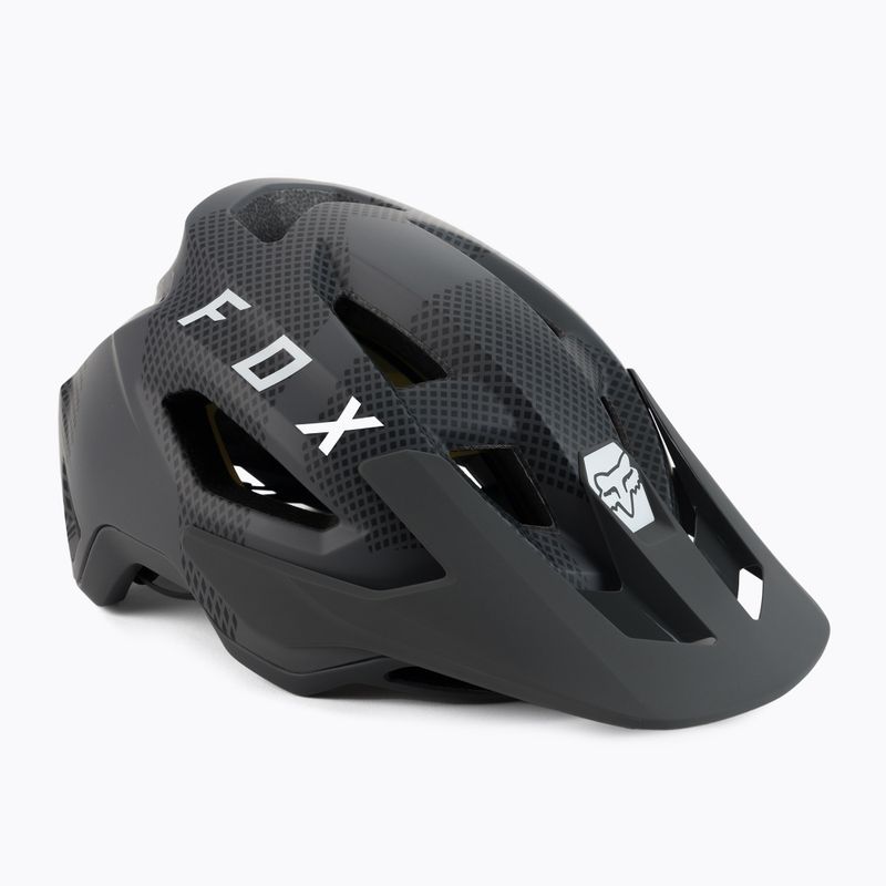 Fox Racing Speedframe Camo pilkas dviratininko šalmas 29408_033_M