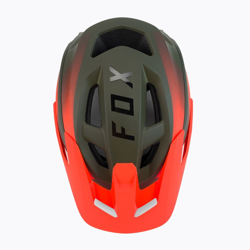 Fox Racing Speedframe Pro Fade green-orange dviratininko šalmas 29463_099_L 6