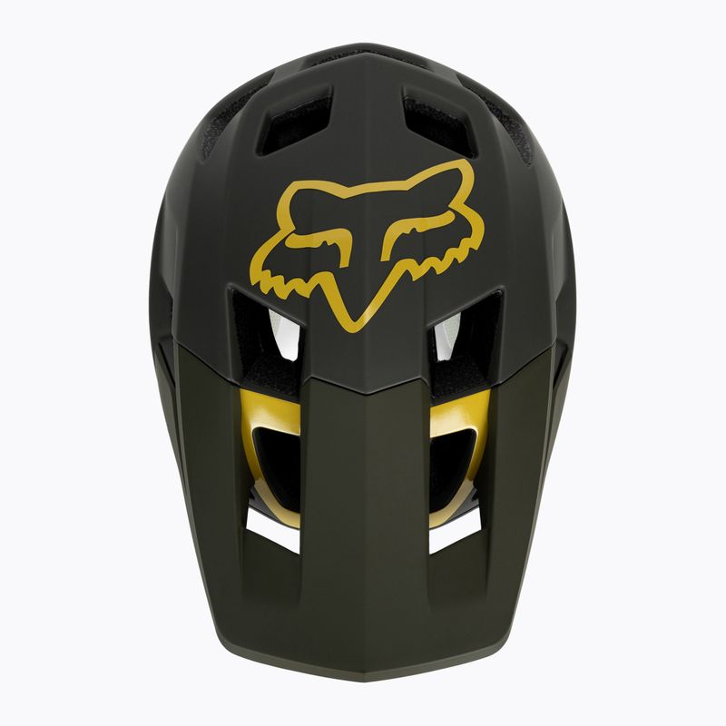 Fox Racing Dropframe Pro dviratininko šalmas žalias 26800 6