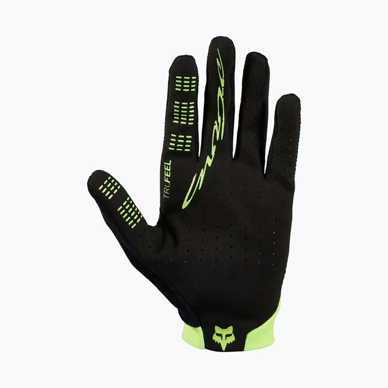 Fox Racing Flexair Lunar juodos/geltonos dviratininkų pirštinės 30088_019 8