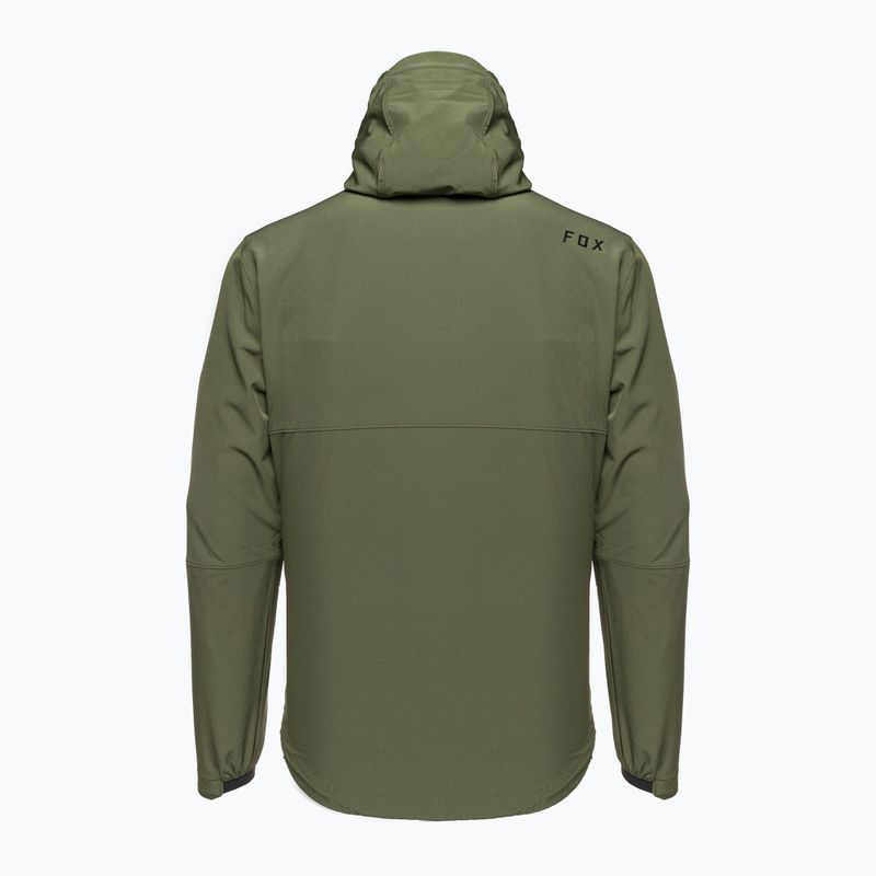 Fox Racing Ranger Wind vyriška dviratininko striukė žalia 30108_099_M 2