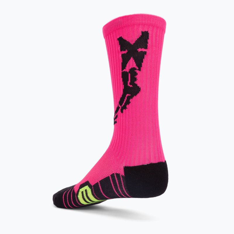 Moteriškos dviratininkų kojinės Fox Racing 8" Ranger Cushion Lunar pink 29925_170_OS 2