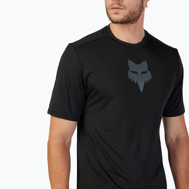 Vyriški dviračių marškinėliai Fox Racing Ranger Lab Head black 3