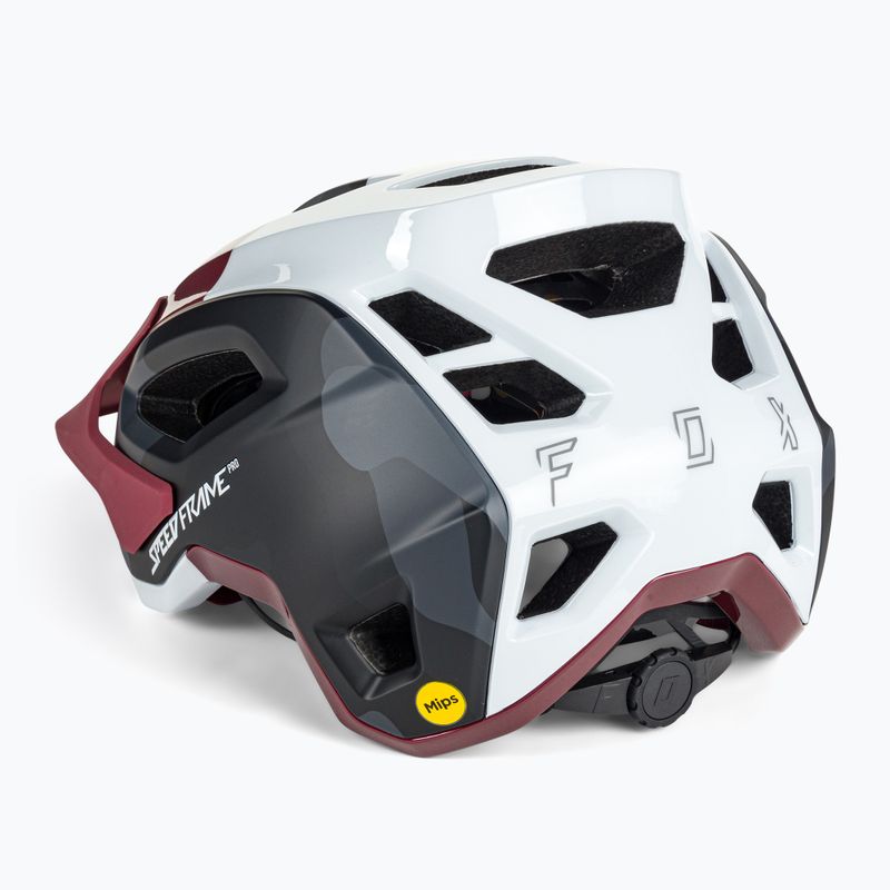 Fox Racing Speedframe Pro dviratininko šalmas raudonos ir baltos spalvos 31197_247 4