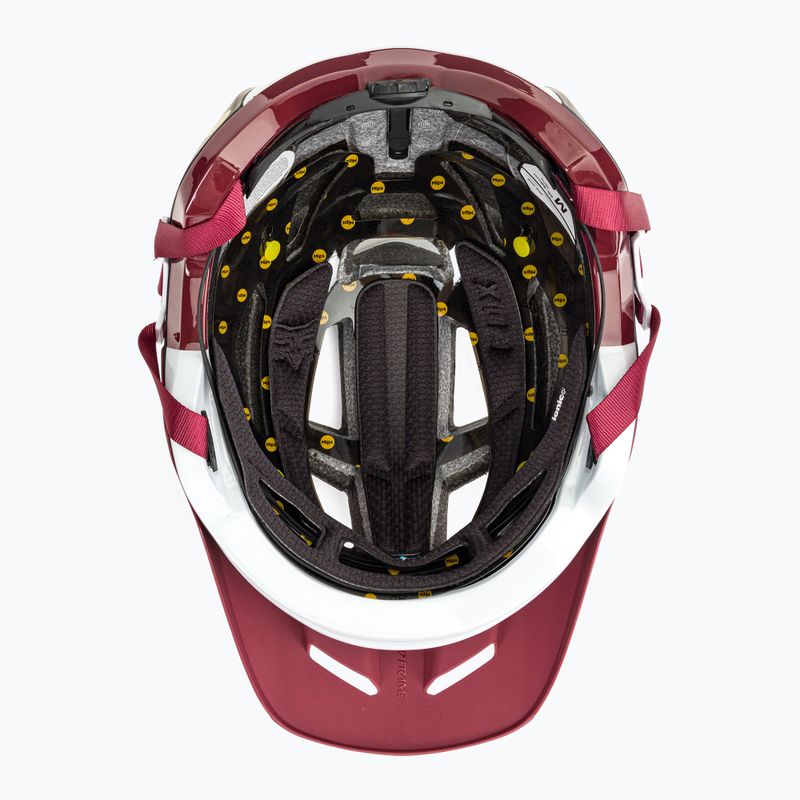 Fox Racing Speedframe Pro dviratininko šalmas raudonos ir baltos spalvos 31197_247 5