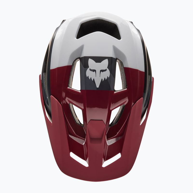 Fox Racing Speedframe Pro dviratininko šalmas raudonos ir baltos spalvos 31197_247 10