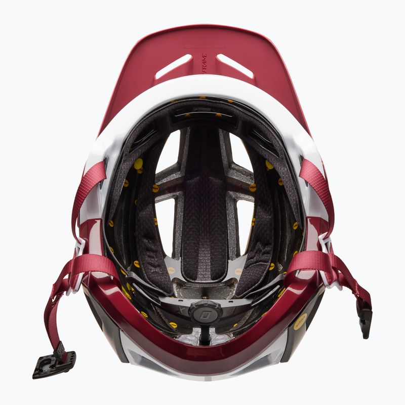 Fox Racing Speedframe Pro dviratininko šalmas raudonos ir baltos spalvos 31197_247 11