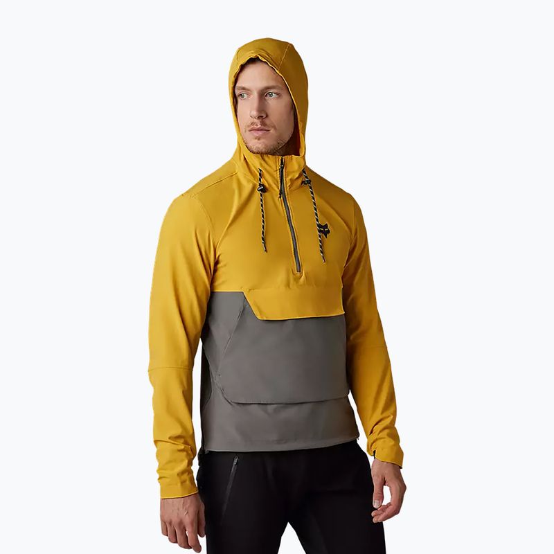 Vyriška dviratininko striukė Fox Racing Ranger Wind Pullover yellow-grey 31038_496 7