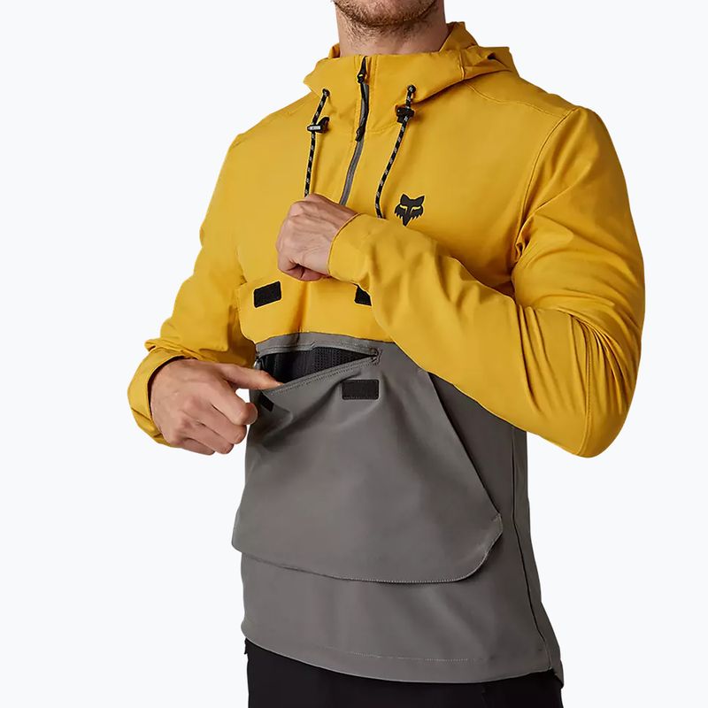 Vyriška dviratininko striukė Fox Racing Ranger Wind Pullover yellow-grey 31038_496 8