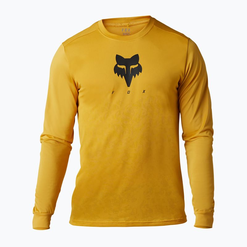 Fox Racing Ranger Tru Dri vyriški dviratininko marškinėliai geltoni 30910_496