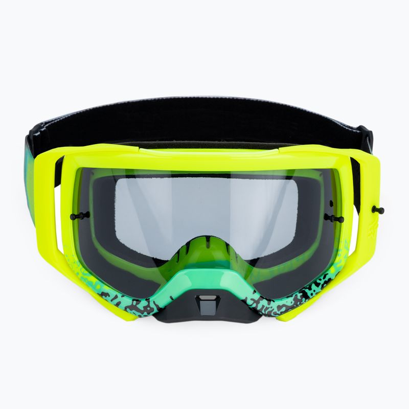 Fox Racing Airspace Horyzon fluo yellow / grey mirror 30425_130_OS dviratininkų akiniai 2