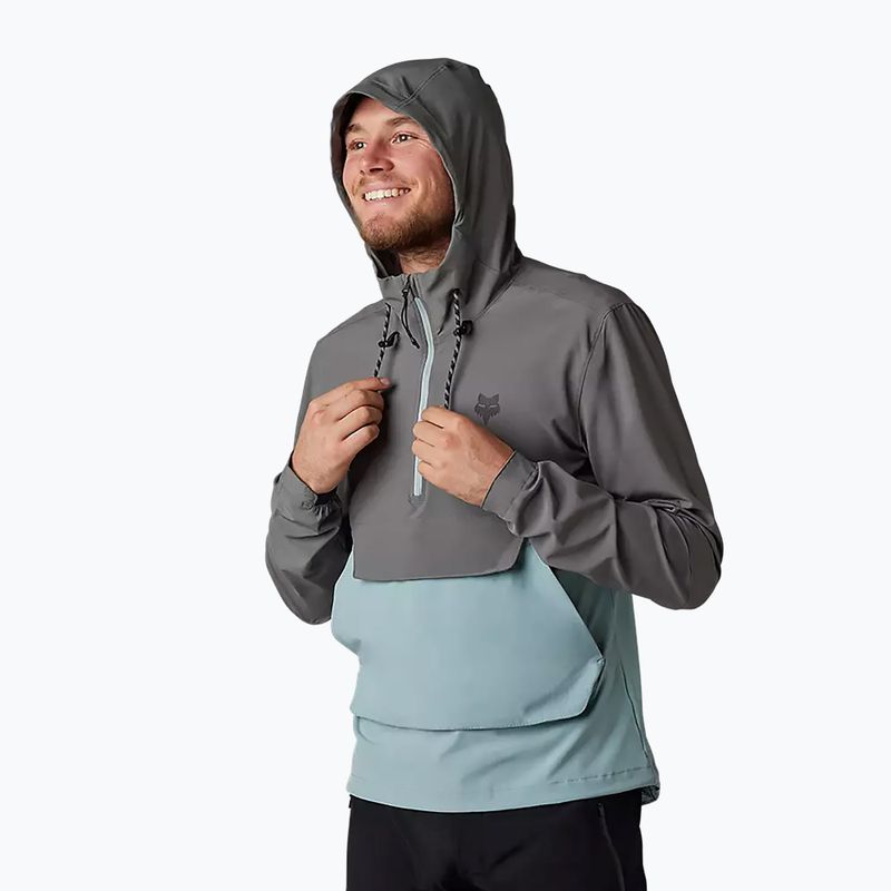 Fox Racing Ranger Wind Pullover pilkai mėlyna vyriška dviratininko striukė 31038_052 7