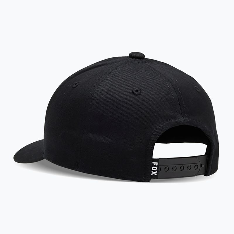 Vaikiška kepuraitė su snapeliu Fox Racing Fox Head 110 Snapback Jr black/black 2