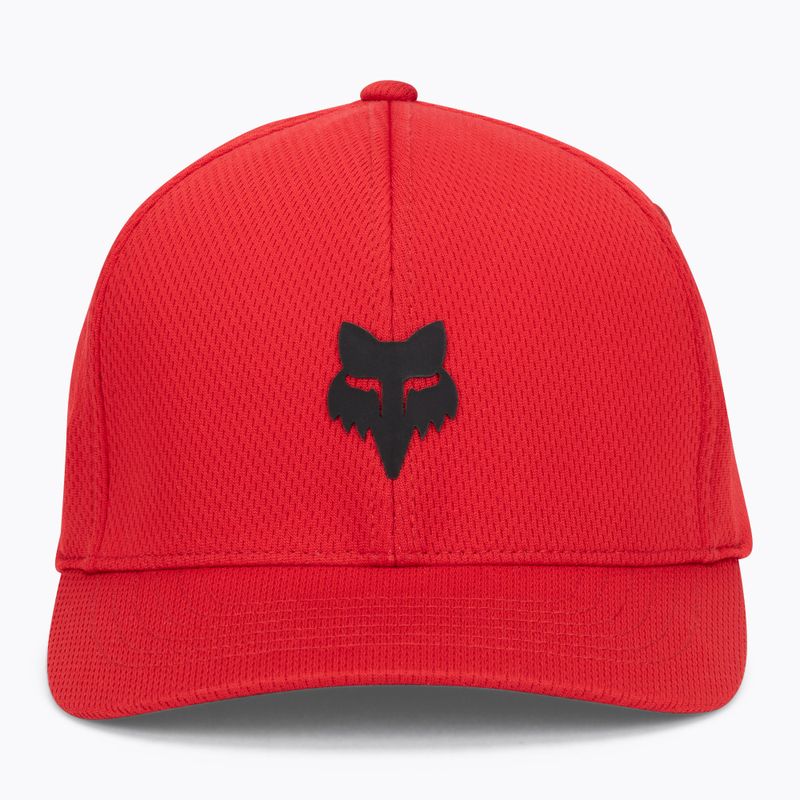 Vyriška kepuraitė su snapeliu Fox Racing Fox Head Tech Flexfit Hat flame red 2