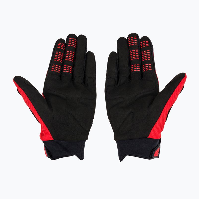 Vyriškos dviratininkų pirštinės Fox Racing Dirtpaw fluorescencinės 3
