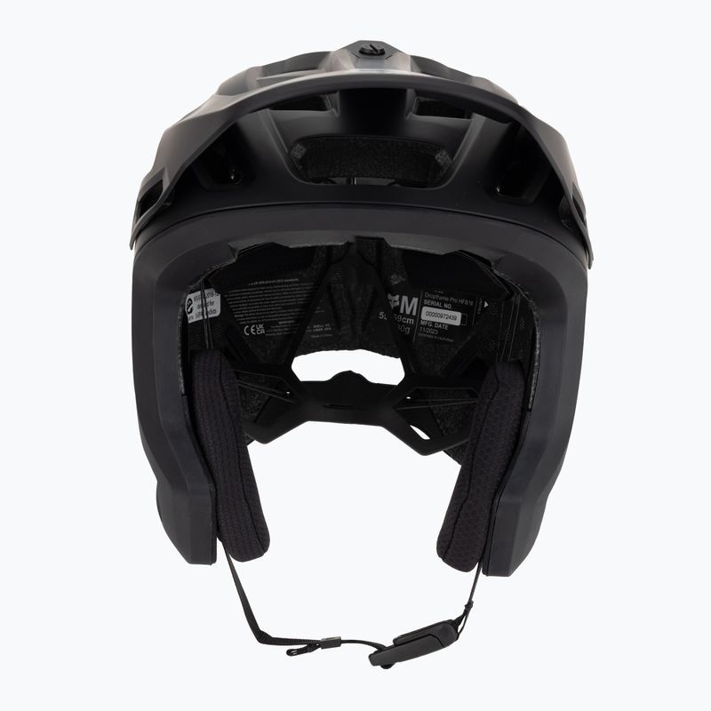 Dviračio šalmas Fox Racing Dropframe Pro matte black 2