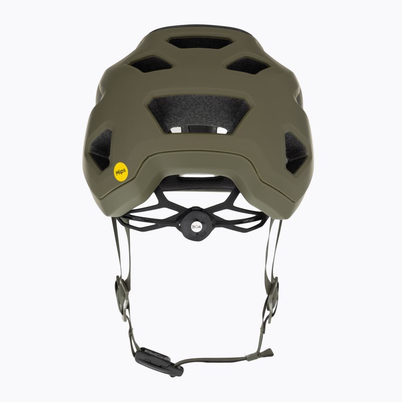"Fox Racing Crossframe Pro Ashr" alyvuogių žalios spalvos dviratininko šalmas 3