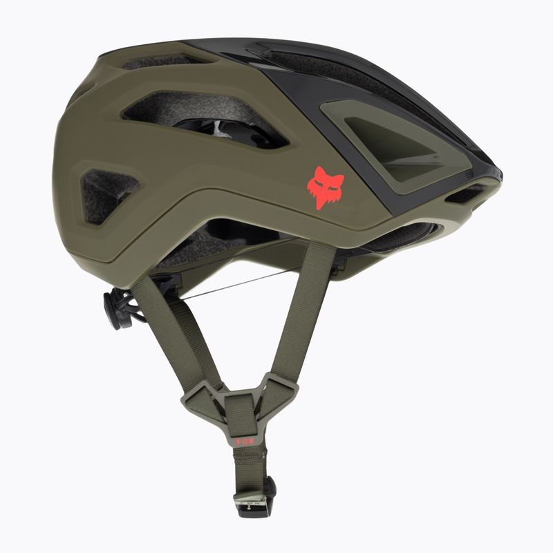 "Fox Racing Crossframe Pro Ashr" alyvuogių žalios spalvos dviratininko šalmas 4