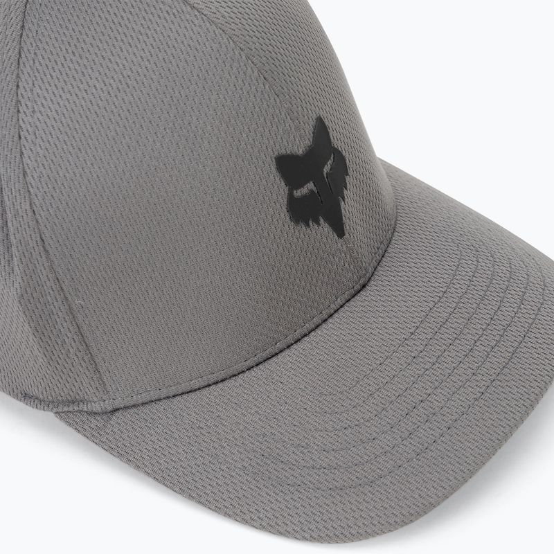 Vyriška kepuraitė su snapeliu Fox Racing Fox Head Tech Flexfit Hat steel grey 3