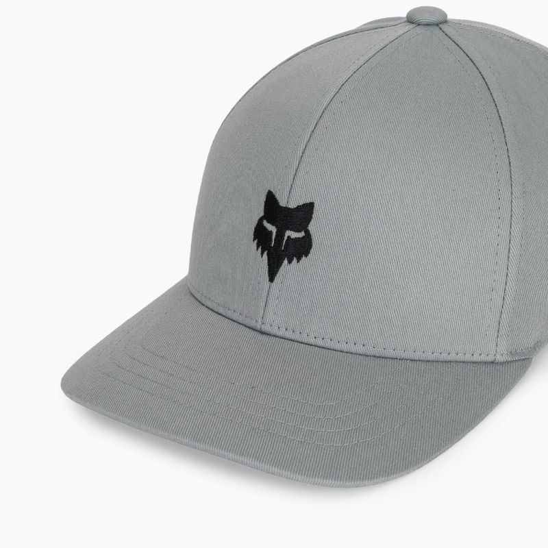 Vaikiška kepurė su snapeliu Fox Racing Fox Head 110 Snapback Jr steel grey 3