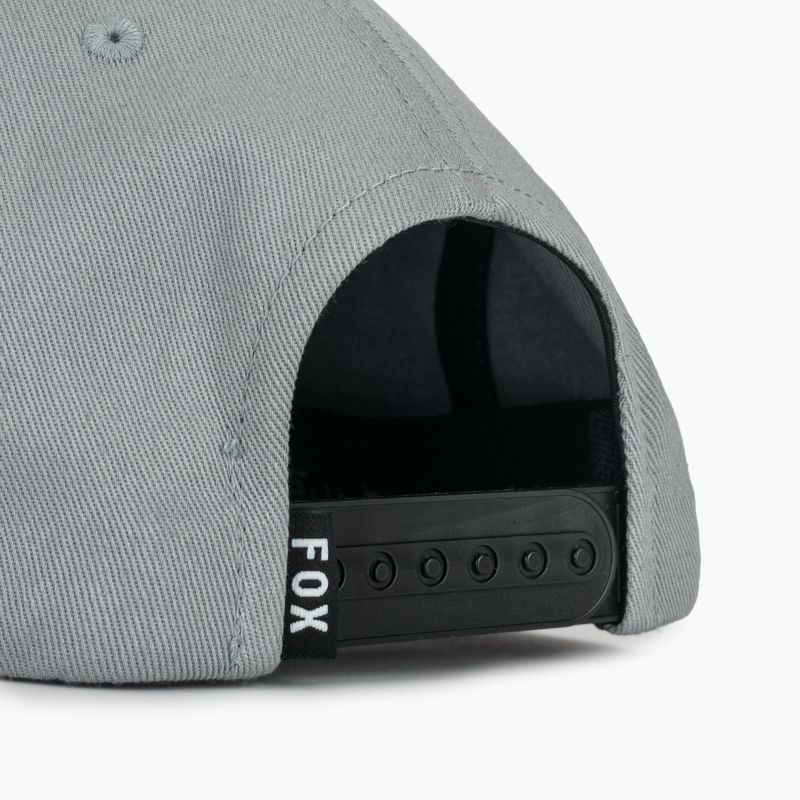 Vaikiška kepurė su snapeliu Fox Racing Fox Head 110 Snapback Jr steel grey 4