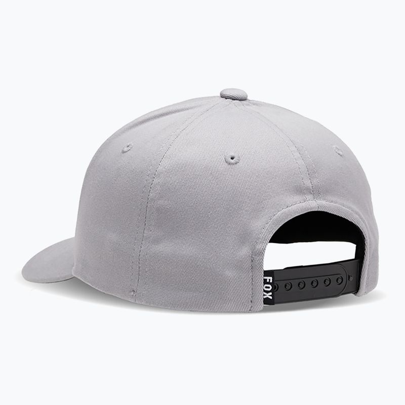 Vaikiška kepurė su snapeliu Fox Racing Fox Head 110 Snapback Jr steel grey 2
