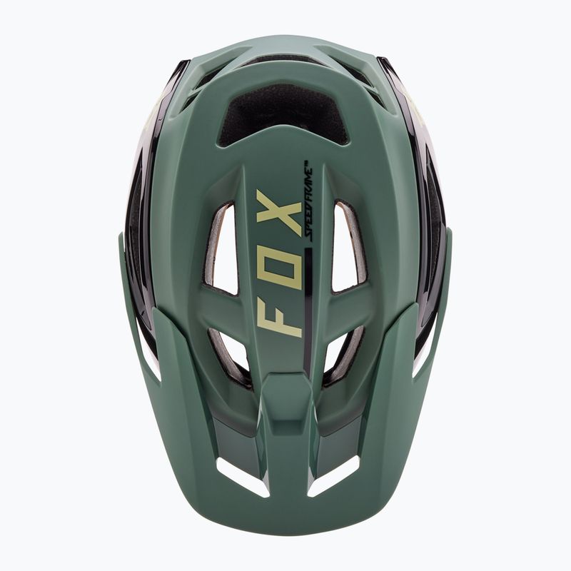 Dviračio šalmas Fox Racing Speedframe Pro Blocked hunter green 4