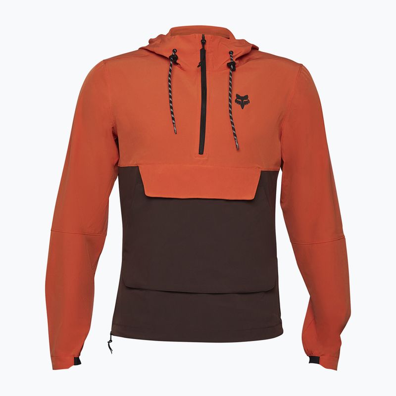 Vyriška dviračių striukė Fox Racing Ranger Wind Pullover atomic orange 4