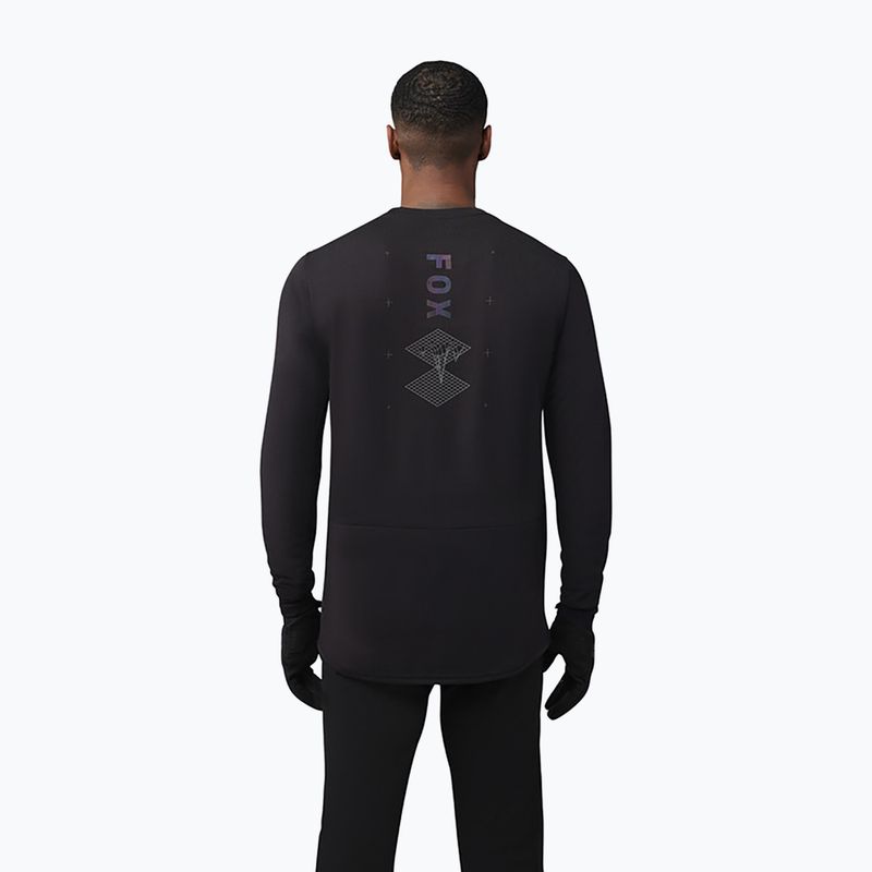 Vyriški dviračių marškinėliai ilgomis rankovėmis Fox Racing Ranger Dr MD Lunar black 2