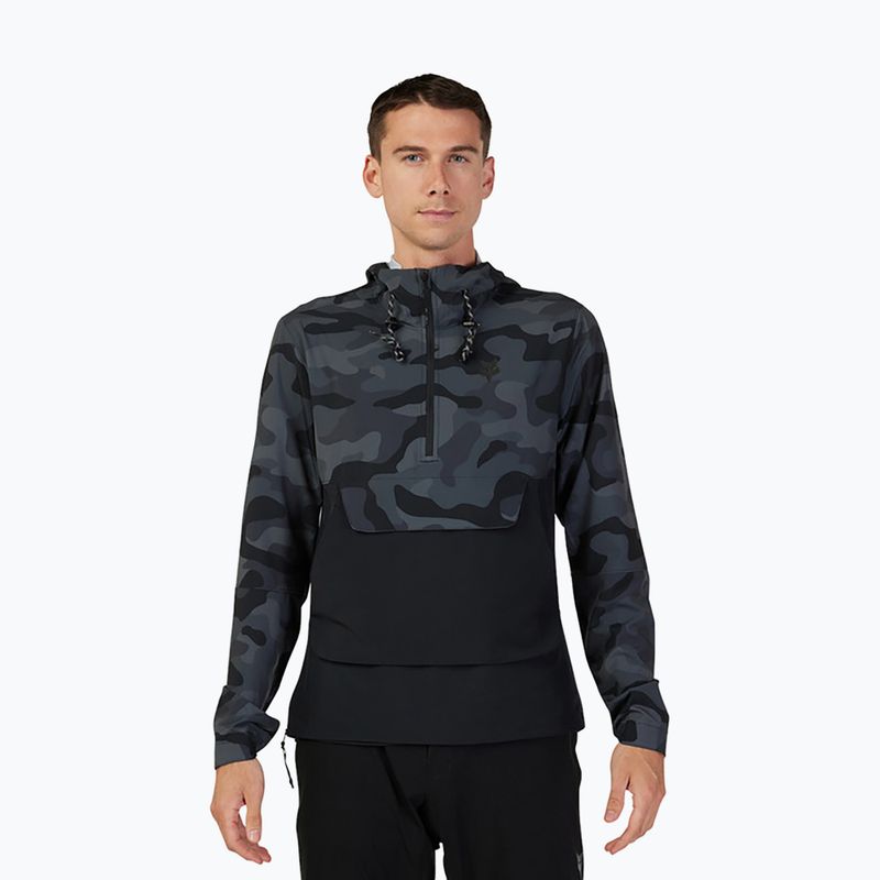 Vyriška dviračių striukė Fox Racing Ranger Wind Pullover black camo