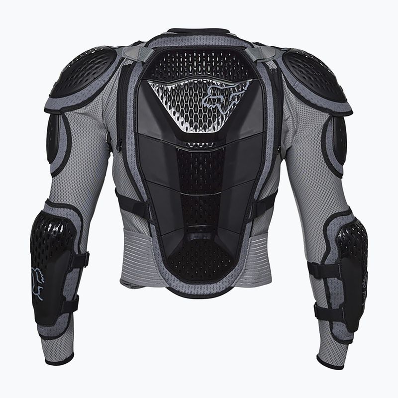 "Fox Racing Titan Sport" vyriški dviratininko šarvai cloud grey 2