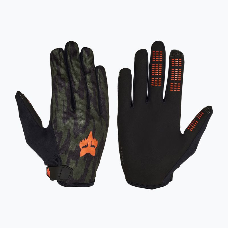 Vyriškos dviračių pirštinės Fox Racing Ranger Swarmer dark sage