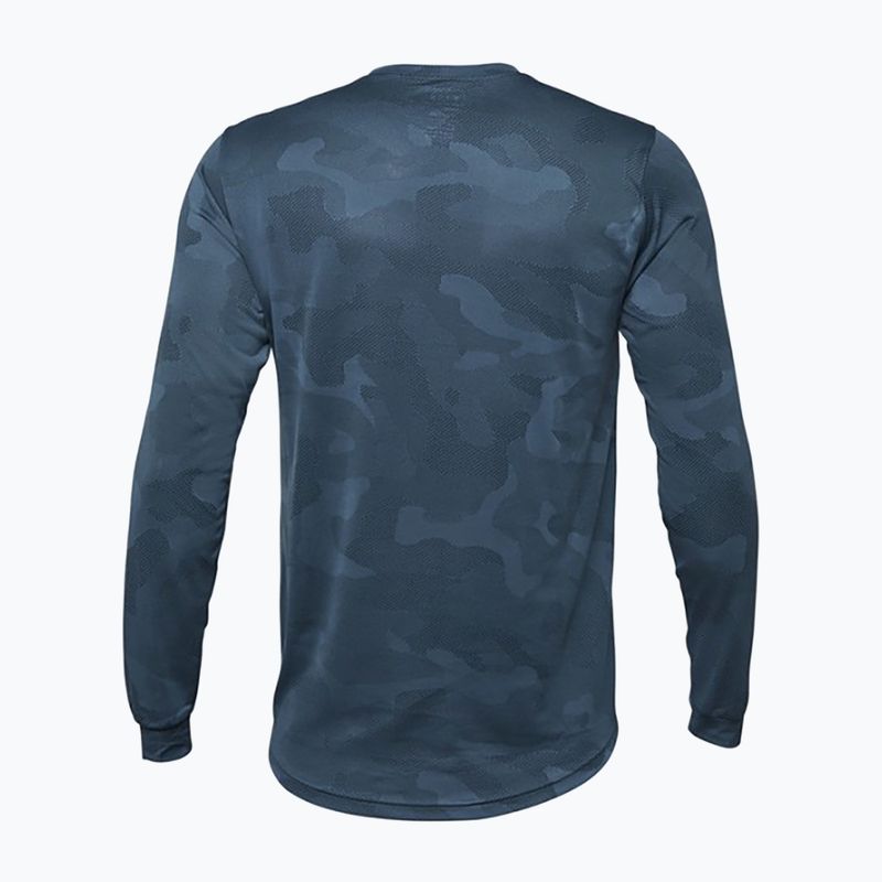 Vyriškas dviratininko trikotažas ilgomis rankovėmis Fox Racing Ranger Tru Dri dark vintage blue 2