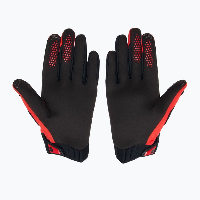 Vyriškos dviračių pirštinės Fox Racing Defend Wind Offroad fluorescent red 3