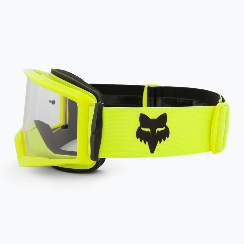 Dviračių akiniai Fox Racing Main Core fluorescent yellow/clear 4