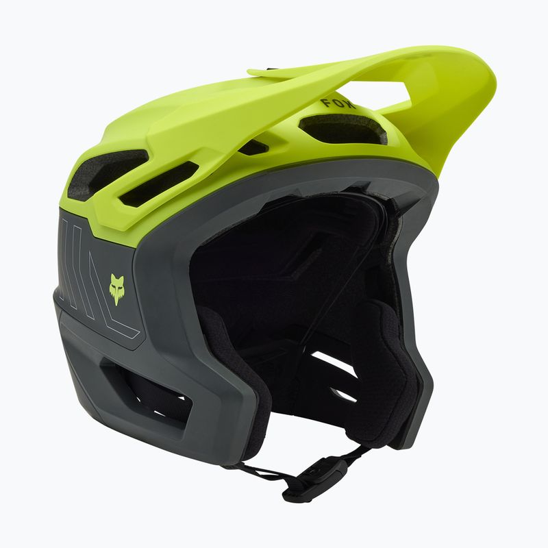 Dviračio šalmas Fox Racing Dropframe Pro Runn fluorescent yellow