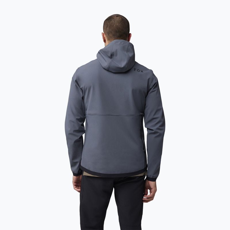 Vyriškas dviračio džemperis Fox Racing Ranger Fire Hoodie graphite 2