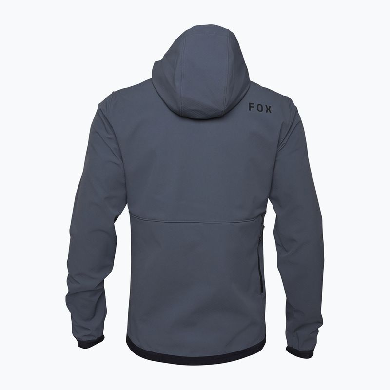 Vyriškas dviračio džemperis Fox Racing Ranger Fire Hoodie graphite 5